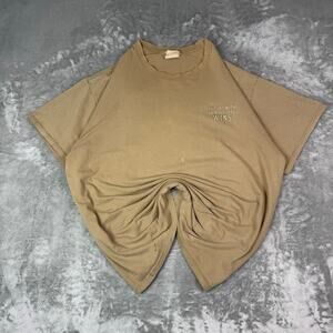 VTG Quality Classics One with the most lures wins distressed fish tshirt mens XL